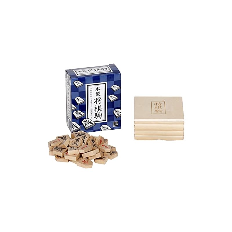 Kawada Wooden Shogi Pieces, 91 x 110 x 45 mm, KBG-05