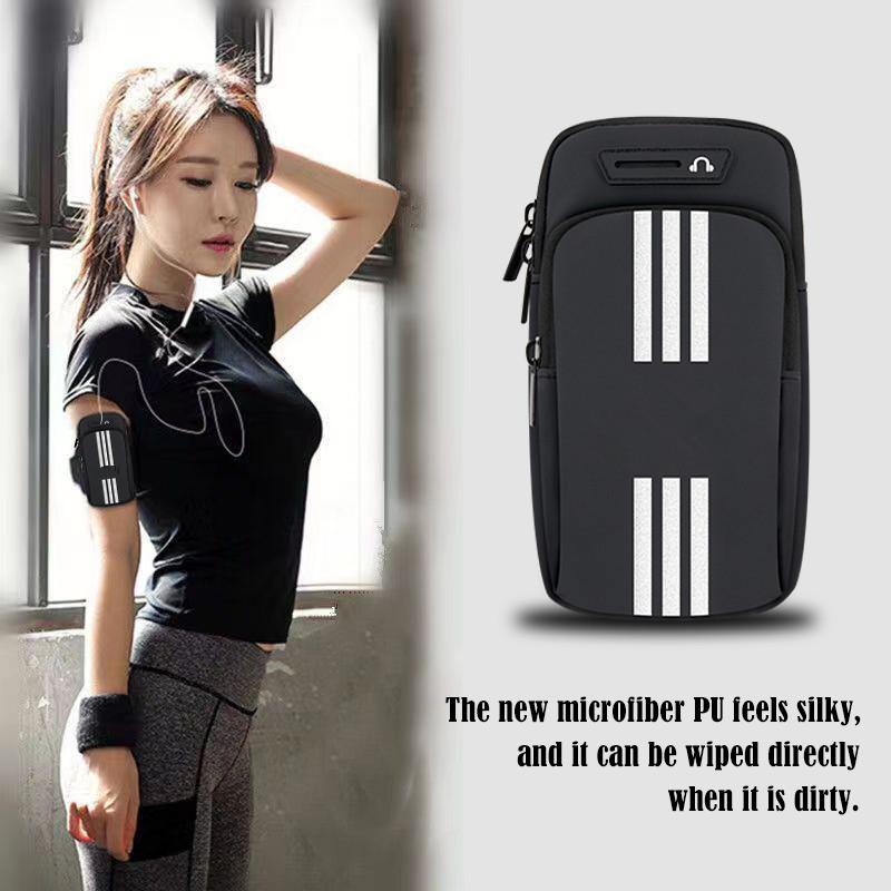 Sports Bag for Mobile Phone Armband for Jogging Cell Phone Accessories Woman MP3/MP4 Bags PU Hand Bag for Running Waterproof 6