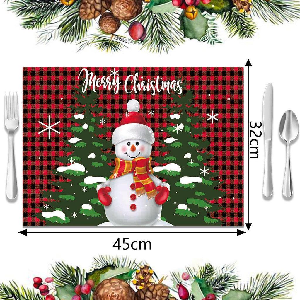 Bestselling Christmas Table Mat: Versatile Heat-Resistant Decorative Placemat