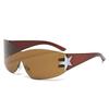 UV Protection Large Frame Windproof Hiking & Cycling Sunglasses - European & American Street Style