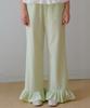 Okuka Summer String Frill Pants - Apple Mint