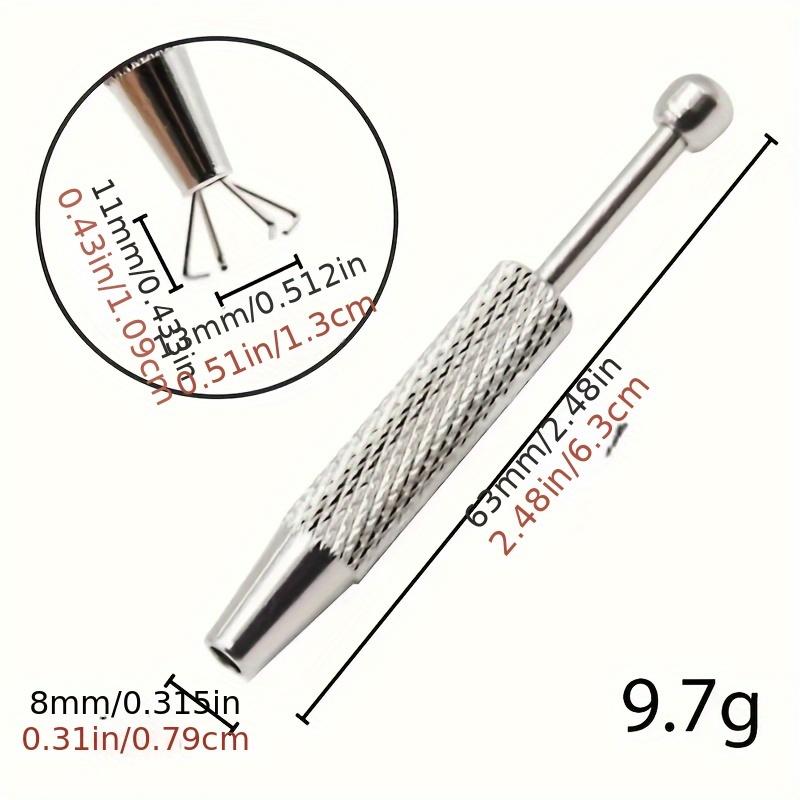 Precision 4-Prong Jewelry Tweezers - Gem & Diamond Holder, Ideal for Beads & Small Parts, Ergonomic Metal/Aluminum Craft Tool, Jewelry Making Tools