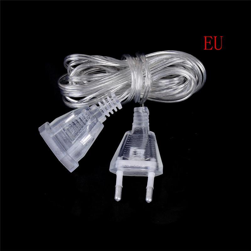Practical Usb European Standard European Standard 3 Meter Plug Extension Cord Hanging Curtain Lights String Buckle Accessories With Switch Fairie