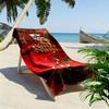 Ronaldo Custom Football Wallpaper Custom Name Print Beach Towel Large Soft Quick Dry Towel For Beach Camping Swimming