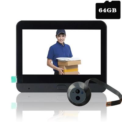 Smart 3MP HD Digital Peephole Door Camera Wireless WiFi Infrared IR PIR Motion Detection Digital Viewer Doorbell