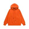 INF Unisex Plush Hoodie | 2024 Autumn/Winter Solid Color Trendy Casual Sweatshirt