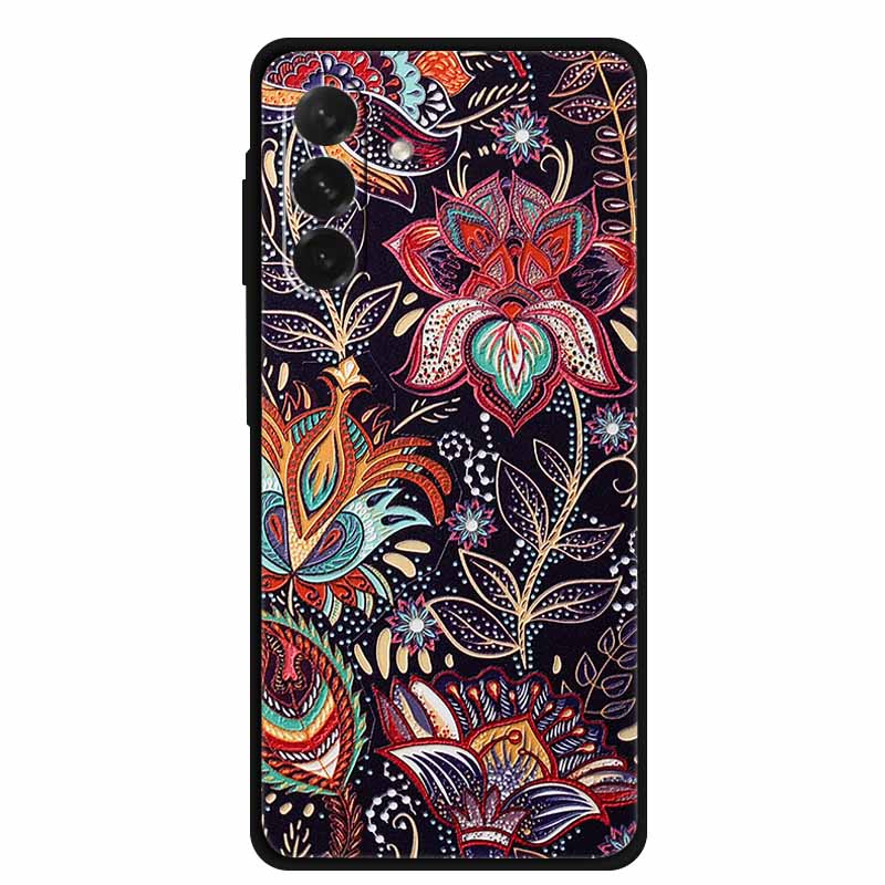 For Samsung Galaxy A56 5G Case 3D Relief Silicone Emboss Soft Protective Covers for Galaxy A26 / A36 / A56 Phone Back Cases A 56