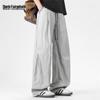 MARK FAIRWHALE Men's Ice Silk Wide Leg Casual Pants
