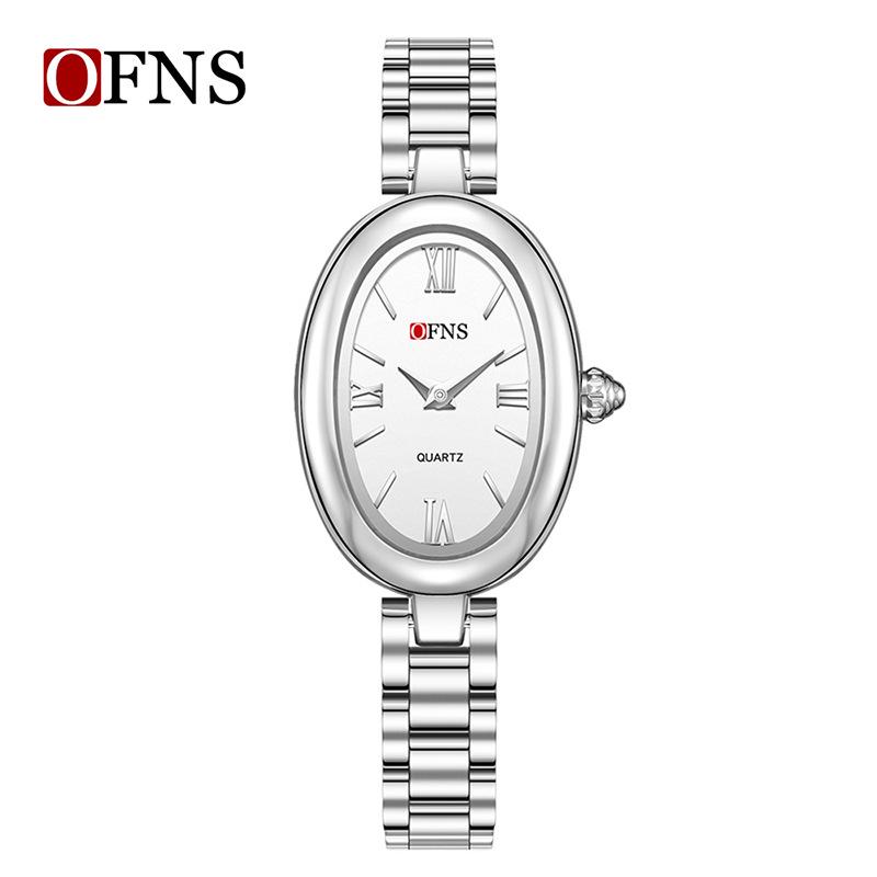 OFNS Women's Vintage Oval Waterproof Quartz Watch - French Minimalist Fashion Hot Seller