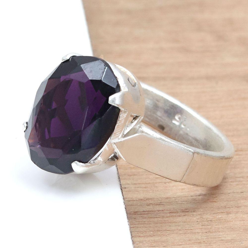 

Amethyst Quartz Gemstone Handmade Silver Jewelry 8