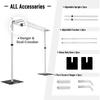 3x6m Double Layer Retractable Backdrop & Curtain Stand for Weddings – Aluminum Alloy Display Stand
