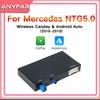 For NTG 5.0 Wireless CarPlay Adapter Android Auto Module For Benz For C GLC W205 A CLA GLA B E GLE CLS With Bluetooth