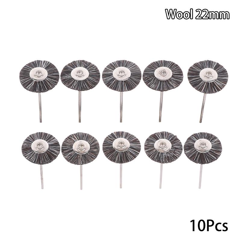 10Pcs Dental High Quality Polishing Hairbrush Wheel Polishing Brushes Dental Laboratory Equipment Materials Supplies