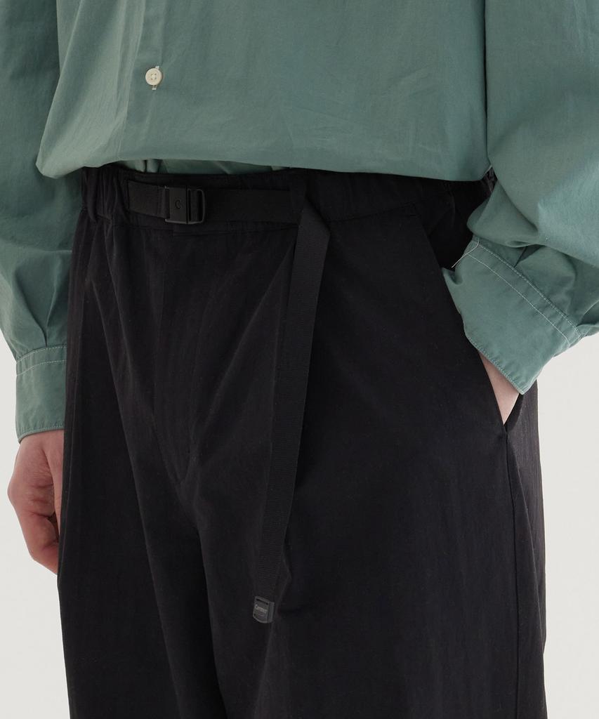 COVERNAT Regular Nylon Easy Pants Black