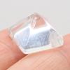 10Pcs Mini Healing Crystal Pyramid Decorative Ornament,Natural Stone with Four Sides Tapered,Reiki Crystal Point Home Decor Jewelry 14x14mm