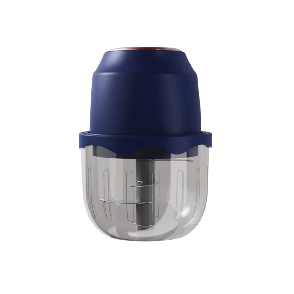 Прочный Мини-измельчитель еды, Многофункциональный, Перезаряжаемый, Электрический измельчитель чеснока, Беспроводной пресс для чеснока, Кухонные принадлежности синий