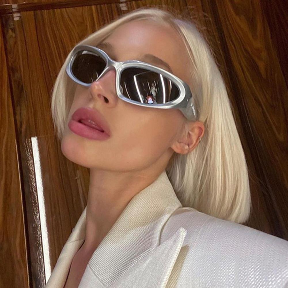 

Зеркальные винтажные спортивные солнцезащитные очки | Солнцезащитные очки Женские люкс 2023 - 2023 Солнцезащитные очки