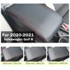 For VW Golf 8 MK8 2020 2025 Car Armrest Cover Center Console Armrest Protector Cushion Auto Armrests Storage Box Pad Accessories