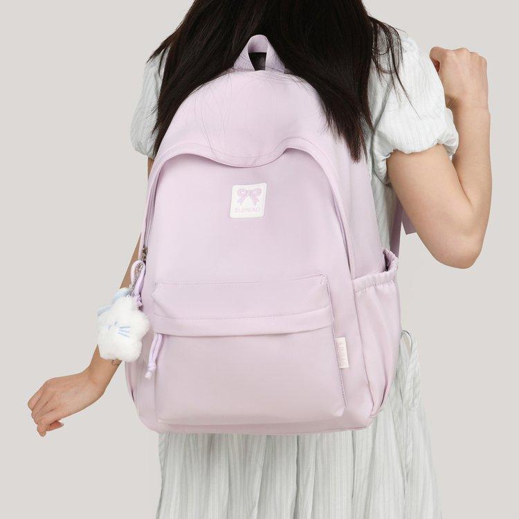 Schoolbag New Niche Schoolbag Junior High School Girls Large Capacity Japanese Simple Fashion Versatile College Student Backpack Lightweight
