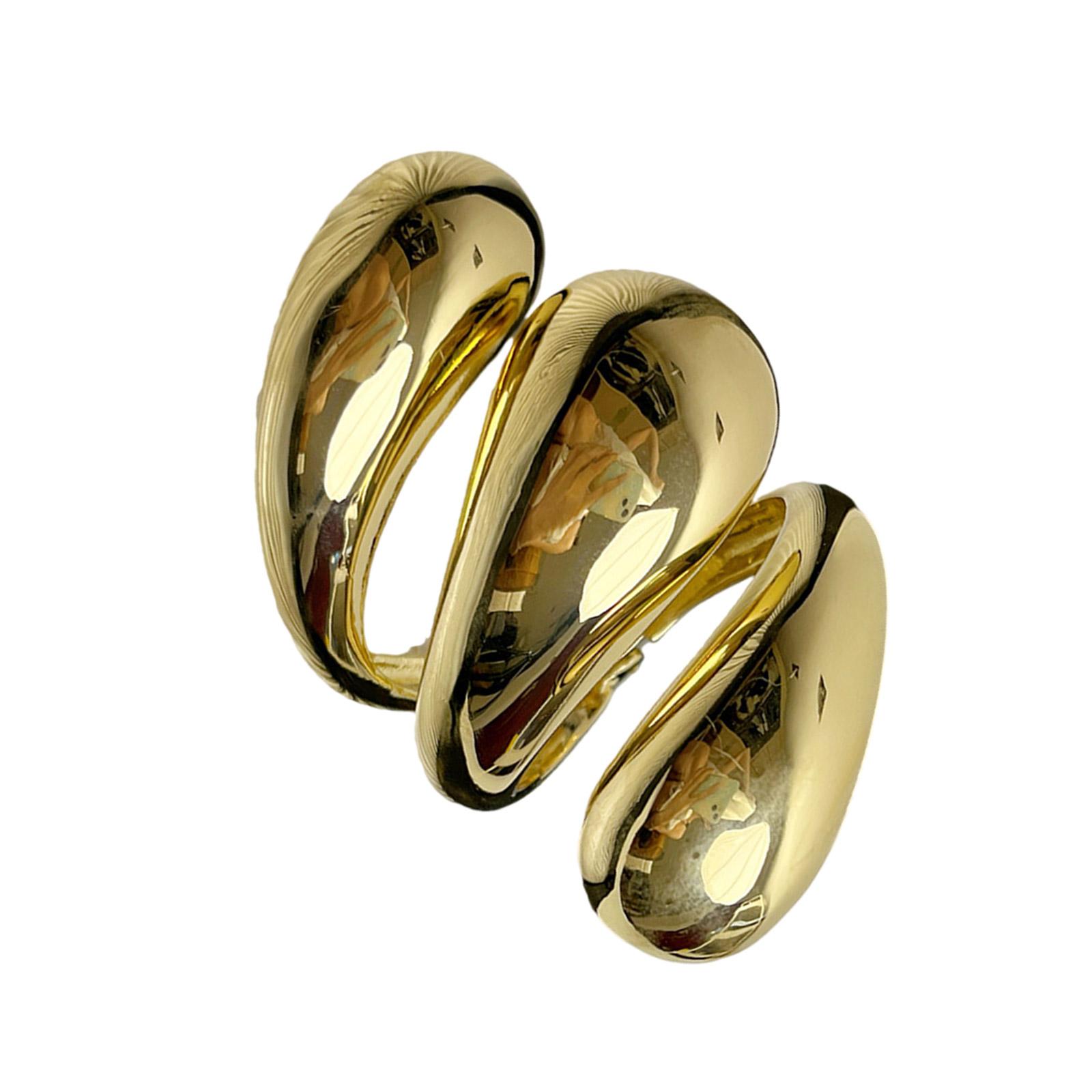 

Модные винтажные браслеты, нерегулярные широкие манжеты, геометрические браслеты, сплавная текстура, подходят для вечеринок и повседневной носки золотой