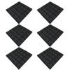 6PCS Acoustic Foam Panel  Stop Absorption Sponge Studio KTV Soundproof