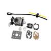 For Brushcutter 43cc 49cc 52cc 15mm Carburetor Kit Strimmer Cutter Chainsaw Quad Spark Plug Oil Pipe Lawn Mower Tool Parts Fuel System Fittings7