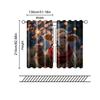 Set Of 2 Filtering Curtains Excluding Rods Non Movable Without Batteries Festive Cow Use Bedrooms Living Rooms Curtain Polyester Perfect For Great