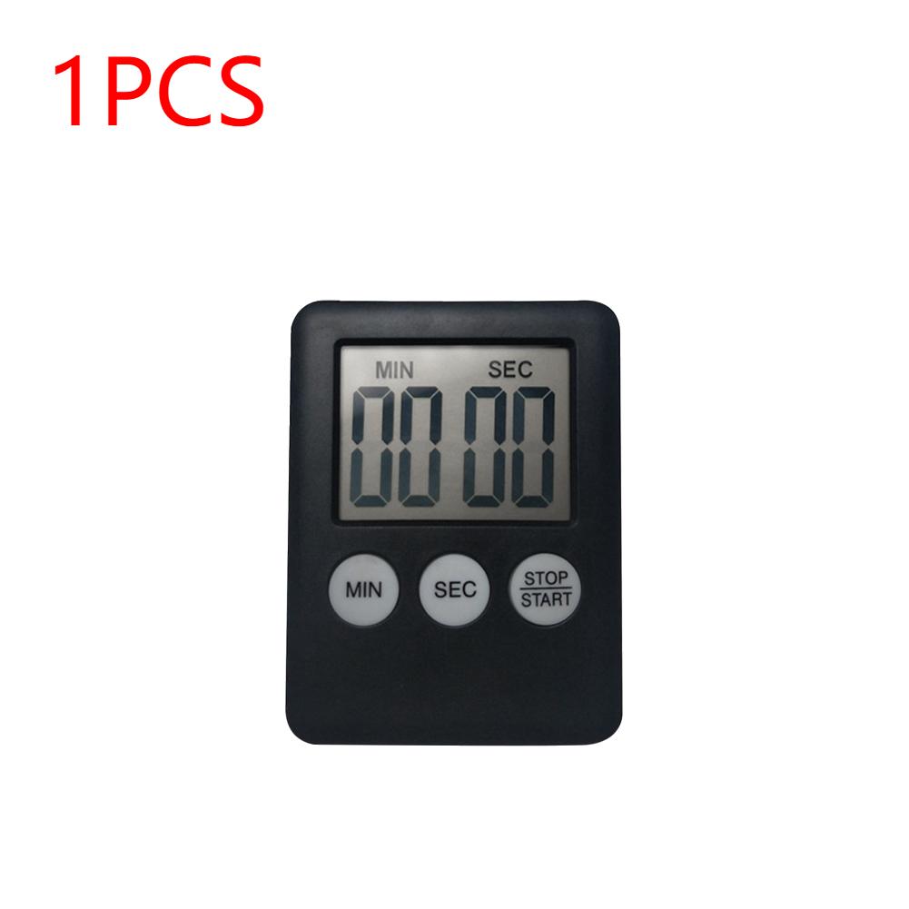 Digital Kitchen Timer Magnetic Cooking Digital LED Display Loud Alarm Minute Second Count Up Countdown Countup Boiling Egg Timer
