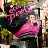 1pc Sturdy 8-Bone Auto Umbrella, Betty Boop Umbrella, Digital Printed, Foldable Umbrella for On-the-Go Outdoor Use