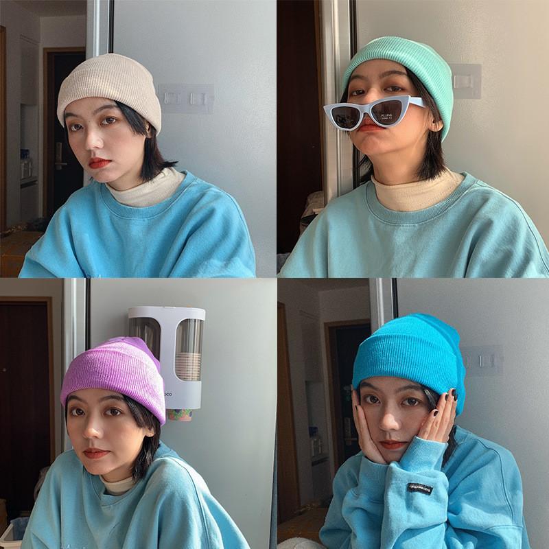 Unisex Knitted Stylish Hat Trendy Warm Beanie For Fall And Winter Seasons