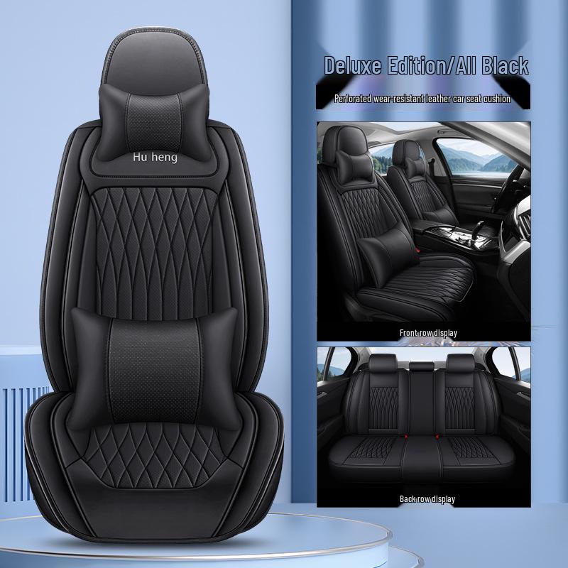 Four Seasons Universal PU Leather Car Seat Cover, Full Surround Cushion