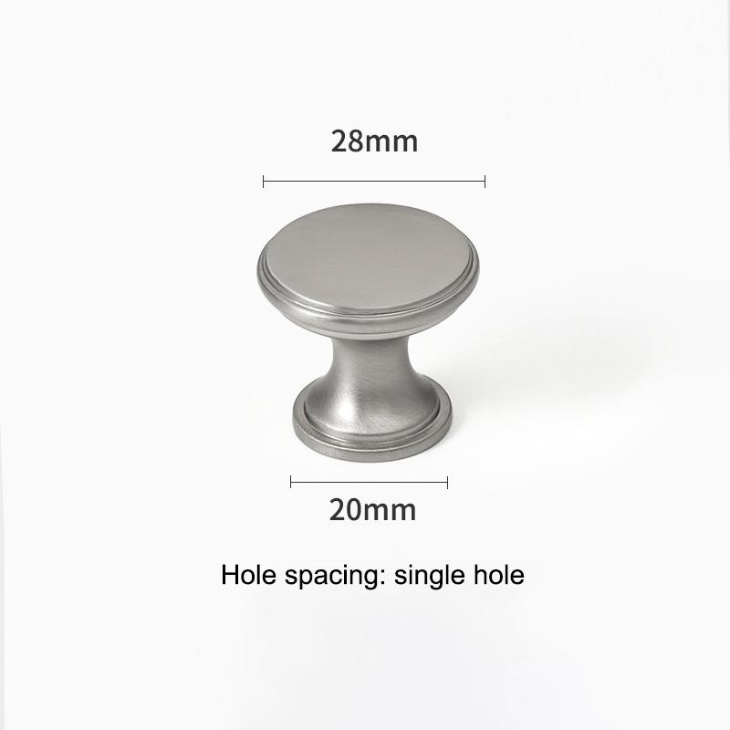 

Cupboard Cabinet Pulls Nickel Brushed Kitchen Accessories Drawer Knobs Wardrobe Closet Dresser Knob Pulls Handles For Furniture A7