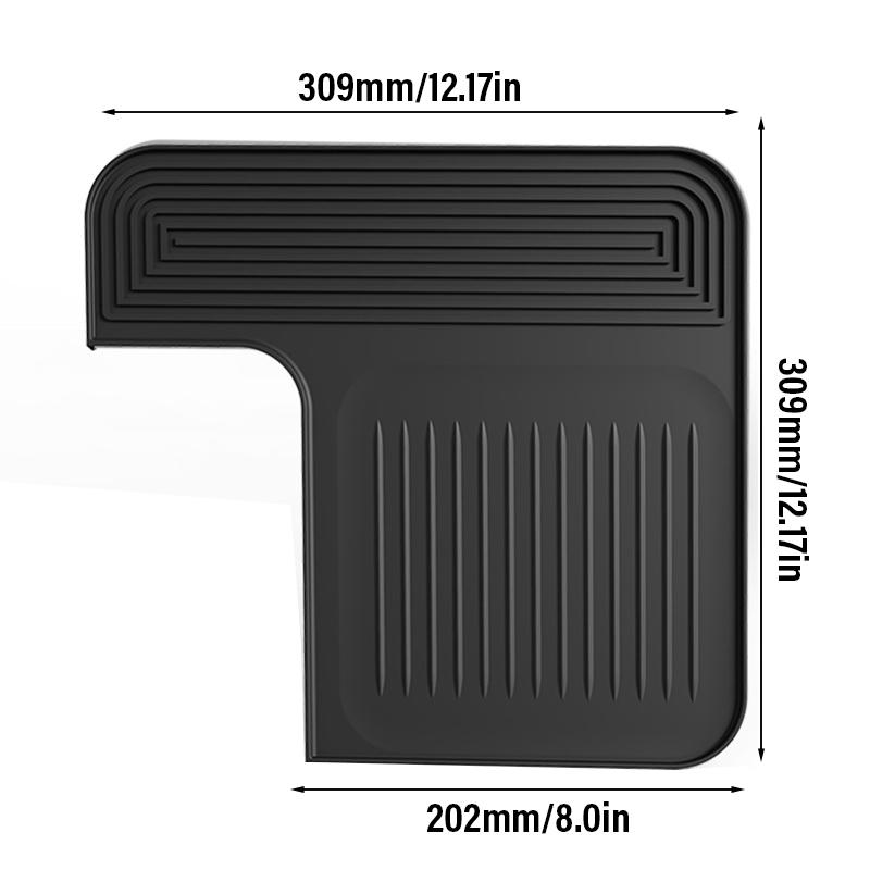 Silicone Coffee Mat Set for Espresso Machine Non Slip Coffee Machine Top Mat Cover Tamping Station Pad Home Kitchen Mat Tools