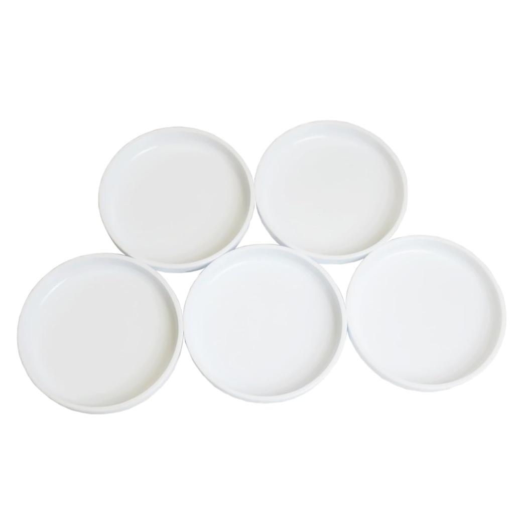 Namurataiseidou Plastic Plate Set 5 White Illustration Art Materials Beginner Japanese Painting Watercolor Oil Acrylic