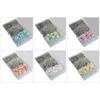 Pack of 50 Colorful Pearls Angelic Keychains Charm Pendant Decoration for Stylish and Lovely Accessories Daily Use