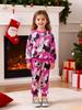 Children's Cartoon Print Long Sleeved Sweatshirt And Sweatpants Set