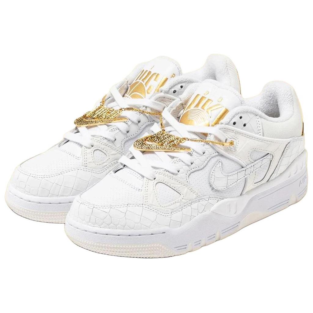 Nigo x Nike Air Force 3 Low White Metallic Gold Men Sneakers Summit-White HF7630-100