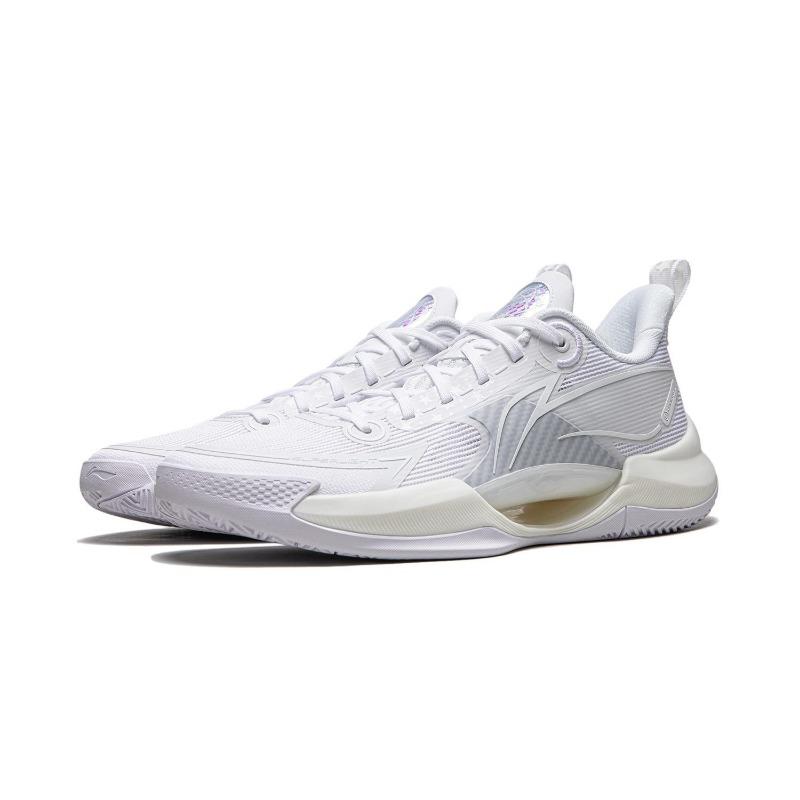 Li-Ning Super Light V2 Men's Low-top Basketball Shoes White, BENG Tech, Lightweight and Supportive ABAT029-23