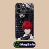 Death Note Kira Light Mobile Phone Case for iPhone 17 16 15 14 13 12 11 Air Pro Max Plus Mini MagSafe Glass Colorful Cover Cover