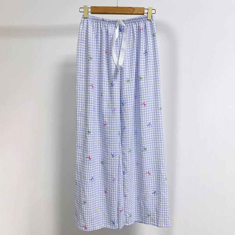 Cloud Cotton Cartoon Pajama Pants: Women's Loose, Breathable, Casual Long Pants for Spring/Summer - Youth Home Essential
