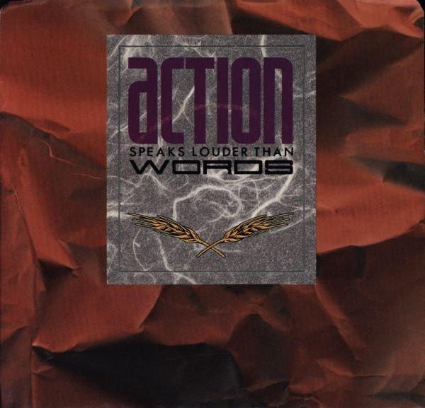 

7inch Record ACTION Action Speaks Louder Than Words ACT11027 WEA 1985 Canada Rock Used