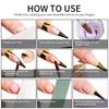 Nail Art Beginner Crystal Nail Kit White Clear Pink Powder Set 12 Colors Glitter French Nail Tips