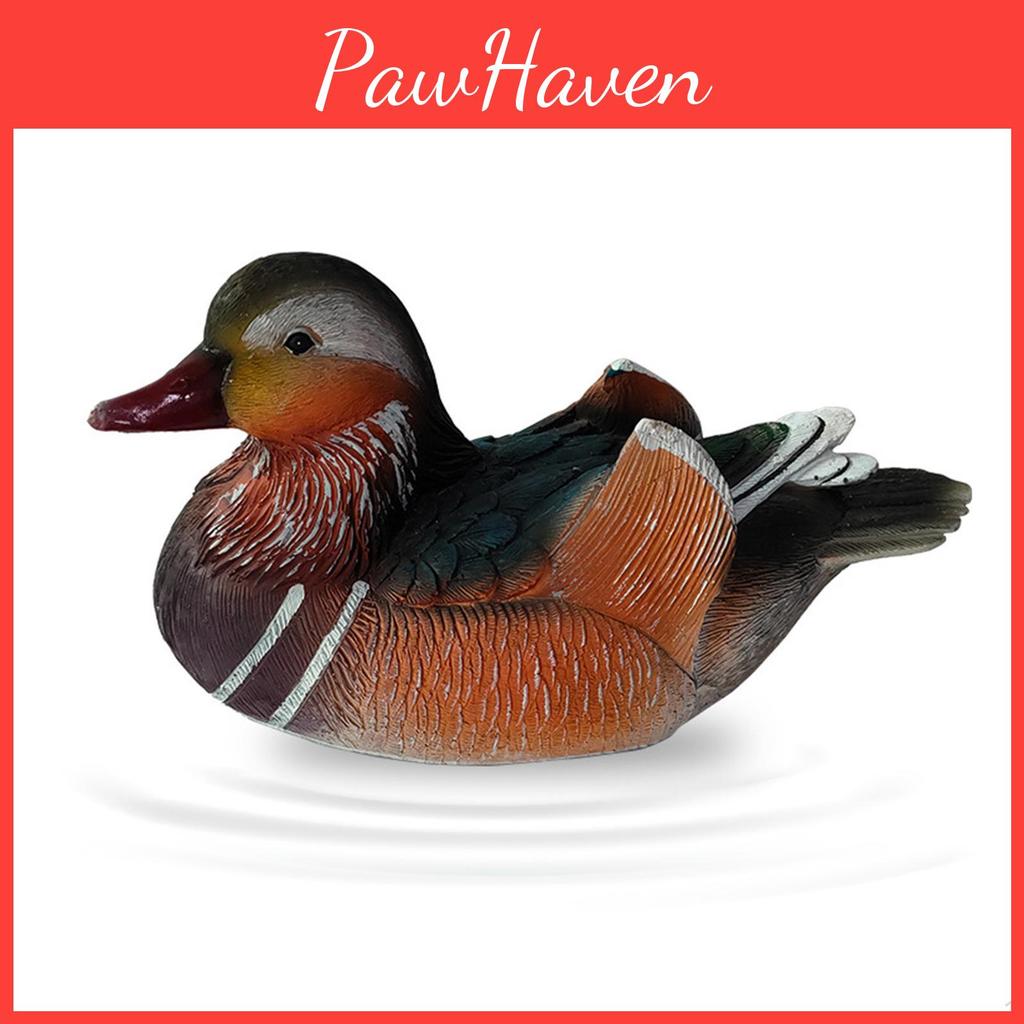Chasse au Canard Résine Canard Mandarin Flottant Leurre Décoration Bassin Étang Durable