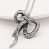 New European and American Retro Domineering Necklace Punk Style Winding Snake Men's Necklace Pendant