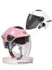 Certified Universal Half Helmet for Men & Women - Summer Sun Protection, All Seasons Motorcycle Use