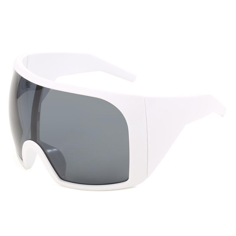 Oversized UV Protection Sports Sunglasses with Large Frame - European and American Style