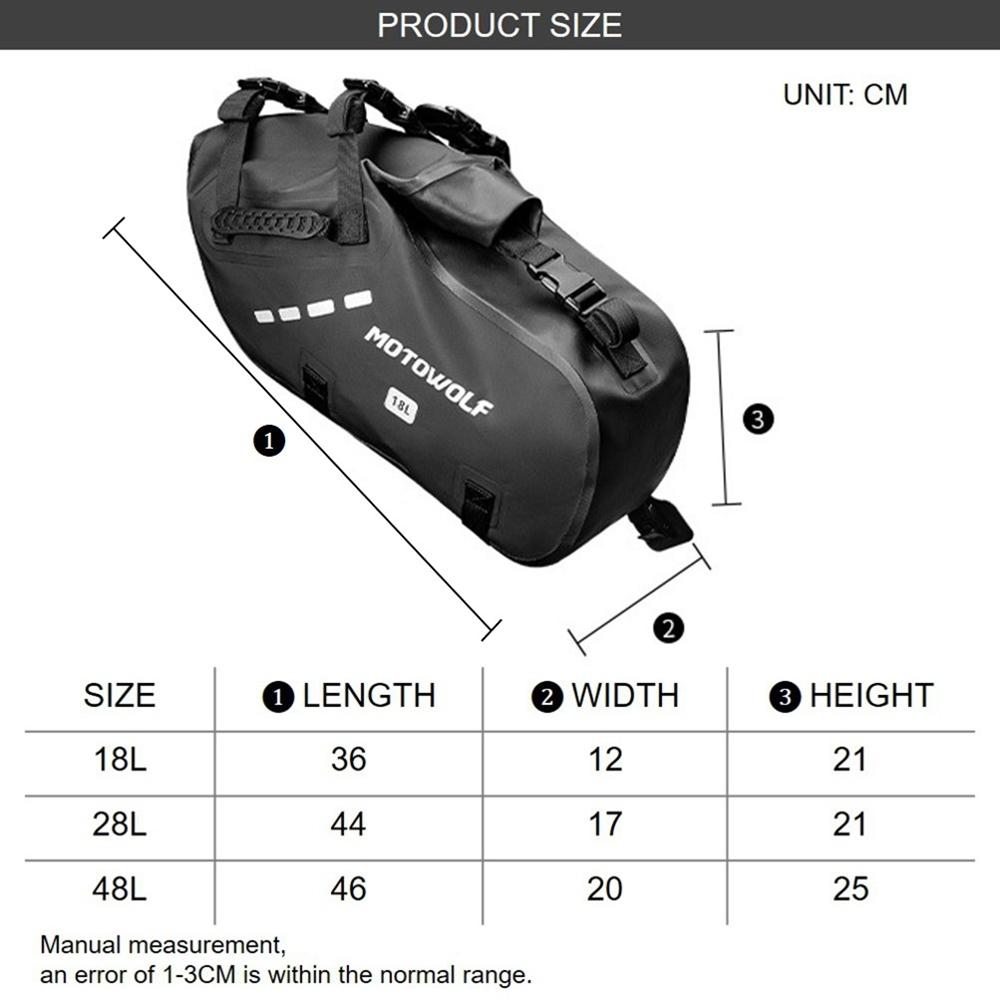 Waterproof MotorcycleTravel Luggage Saddlebags Motorcycles Universal Side Bag For BMW Honda Kawasaki Yamaha Honda Side Bags