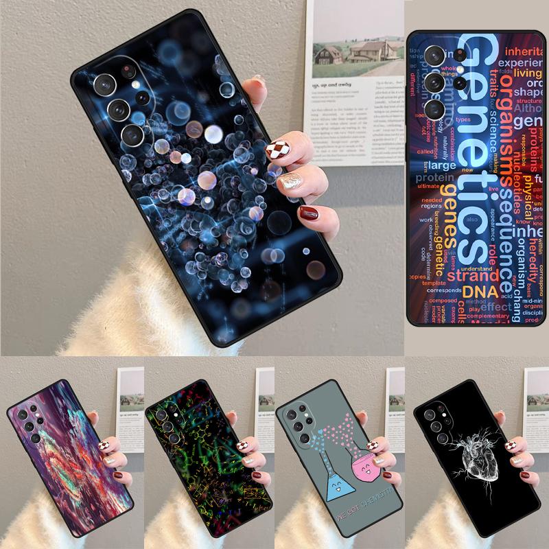 Biology Chemistry Phone Case for Samsung Galaxy note 10 pro S26 Ultra S23 S24 FE S25 S21 S22 PLUS shockproof Cove