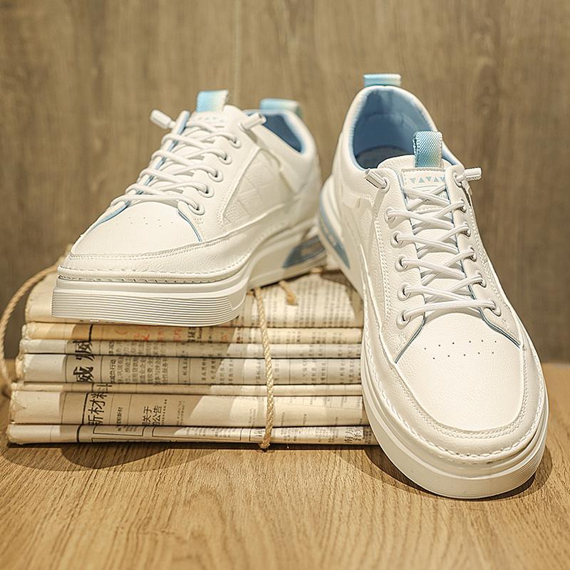 Xiaobai autumn new casual board shoes white shoes leather shoes sports trendy shoes
