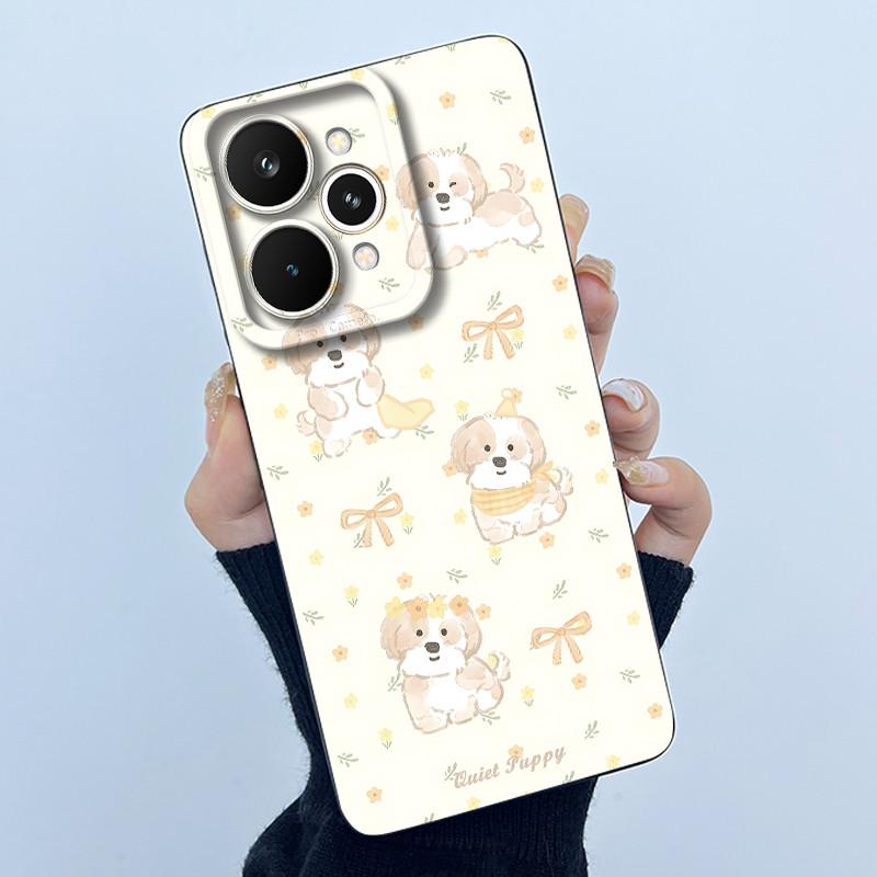 For Realme 15 Pro 5G Phone Case Cute Panda Girl Cats Liquid Silicone Soft Back Cover For Realme15 15Pro High Quality Phone Shell